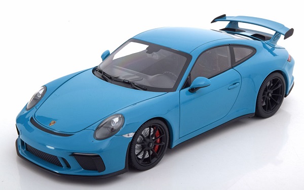 Модель 1:18 Porsche 911 (991 II) GT3 - blue (L.E.222pcs)