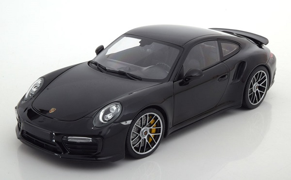 Модель 1:18 Porsche 911 (991 ll) turbo S Coupe - black (L.E.222pcs)