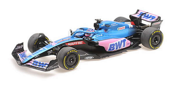 BWT Alpine F1 Team A522 - Fernando Alonso - Australian GP 2022 117220314 Модель 1:18