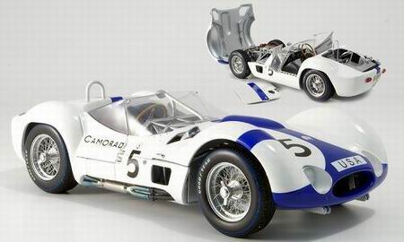 Модель 1:18 Maserati Tipo 61 «Camoradi» Winner 1000km Nurburgring (Daniel Sexton Gurney - Stirling Moss)