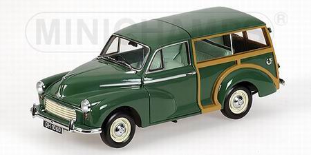 morris minor traveller right-hand-drive «minichamps car collection» - green 150137011 Модель 1:18