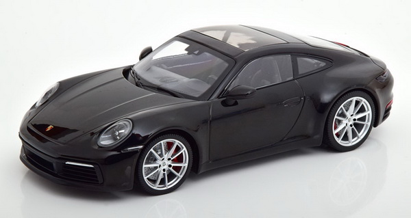 Модель 1:18 Porsche 911 (992) Carrera 4S Coupe 2019 - black (L.E.304pcs for Modelissimo)