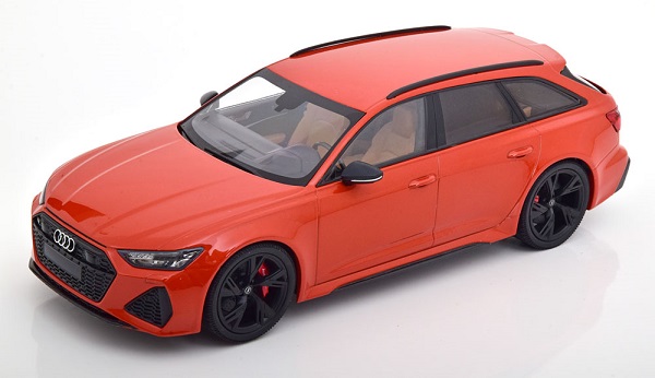 Модель 1:18 Audi RS 6 Avant 2019 orange-metallic