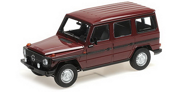 Модель 1:18 MERCEDES-BENZ G-MODEL Long (W460) - dark red