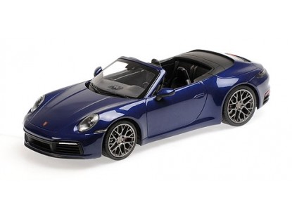 Модель 1:18 Porsche 911 CARRERA 4S CABRIO - blue met