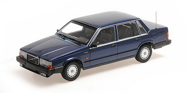 Модель 1:18 Volvo 740 GL - 1986 - Dark Blue Metallic