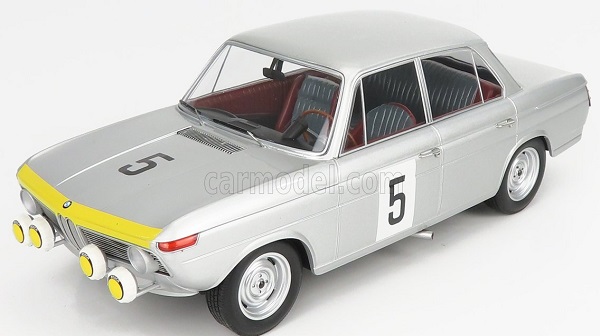 BMW 1800 Tisa N 5 24h Spa 1965 H.mairesse - H.hahne, Silver Yellow 155652905 Модель 1:18
