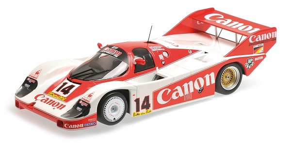 Porsche 956 №14 «Canon» 3rd Place Silverstone 1000 Kilometers (Lammers - Thierry Boutsen) (L.E.600pcs) 155836614 Модель 1:18