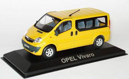 opel vivaro bus - yellow 1799619 Модель 1:43