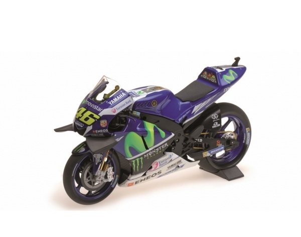 Модель 1:18 Yamaha YZR-M1, Movistar Yamaha , Rossi, Winner Catalunia GP MotoGP 2016