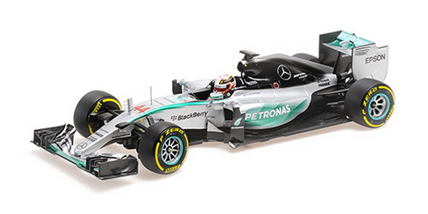 Модель 1:18 Mercedes-AMG PETRONAS F1 TEAM W06 HYBRID - LEWIS HAMILTON - WORLD CHAMPION 2015