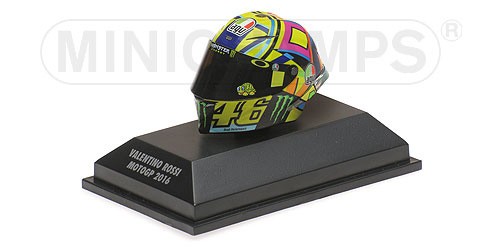 agv helmet motogp (valentino rossi) - шлем 398160046 Модель 1:8
