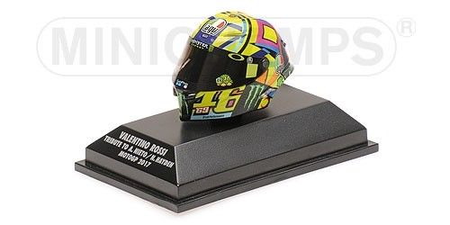 Модель 1:8 AGV Helmet MotoGP (Valentino Rossi) Tribute to Angel Nieto / Nicky Hayden
