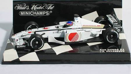 Модель 1:43 B.A.R. Honda 03 №10 (Jacques Villeneuve)