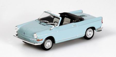 bmw 700s cabrio - blue 400023730 Модель 1:43