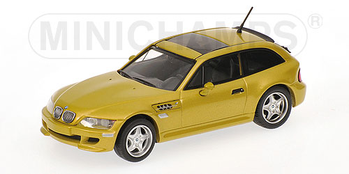 bmw m coupe - yellow met 400029060 Модель 1:43