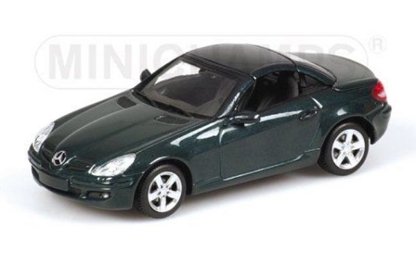 Модель 1:43 Mercedes-Benz SLK-class - green met (складывающаяся крыша)