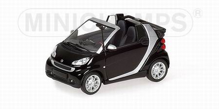 smart fortwo cabrio - black 400036330 Модель 1:43