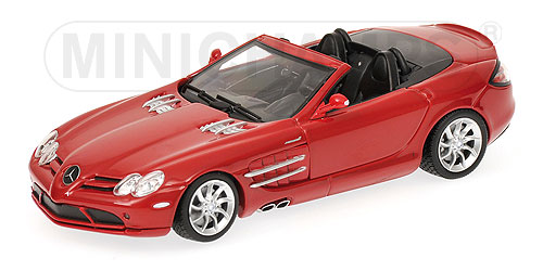mercedes-benz slr mclaren roadster - red 400037131 Модель 1:43