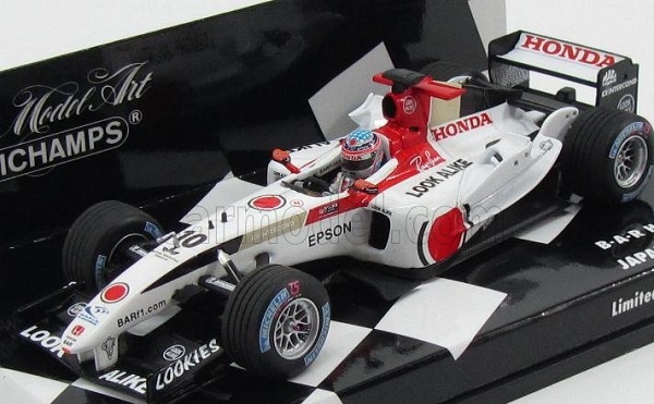 Модель 1:43 BAR F1 006 Honda №10 GP Japan 2004 T.sato, White Red