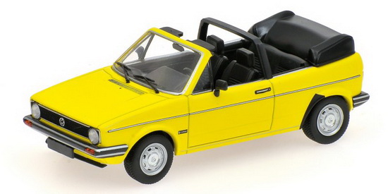 volkswagen golf cabrio - yellow 400055130 Модель 1:43