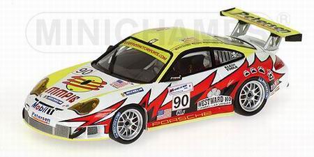 Модель 1:43 Porsche 911 GT3-RSR №90 2nd 24h Le Mans (Jorg Bergmeister - P.Long - Timo Bernhard) (L.E.2016pcs)