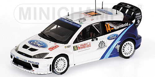 Модель 1:43 Ford Focus RS WRC №14 Rallye Monte-Carlo (WARMBOLD - CONNOLLY)