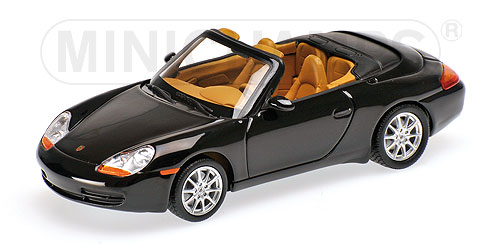 porsche 911 (996) cabrio - black met 400061090 Модель 1:43