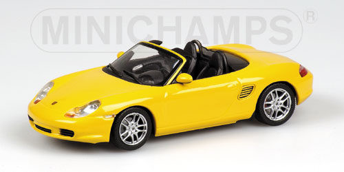 Модель 1:43 Porsche Boxster - yellow