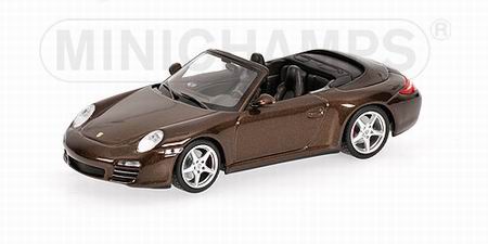 porsche 911 carrera cabrio - brown met 400066430 Модель 1:43