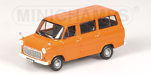 ford transit bus - orange 400082410 Модель 1:43