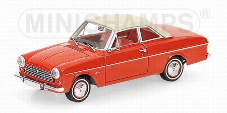 ford taunus 12m coupe - red 400086120 Модель 1:43