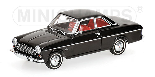 ford taunus 12m coupe - black 400086121 Модель 1:43