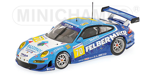 Модель 1:43 Porsche 911 GT3 RSR - IMSA Performance MATMUT - FELBERMAYER/FELBERMAYR/LECOURT - 24h Le Mans 2009