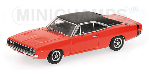 dodge charger hardtop coupe - bright red 400144721 Модель 1:43