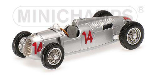 Модель 1:43 Auto Union Typ C №14 Hungarian GP (Achille Varzi) (L.E.504pcs)