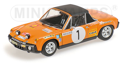 Модель 1:43 Porsche 914/6 №1 Rallye Monte-Carlo (Gérard Larrousse - PERRAMONT)