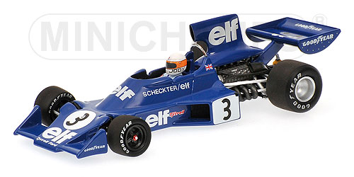 tyrrell ford 007/1 №3 «elf» with engine (jody david scheckter) 400740003 Модель 1:43