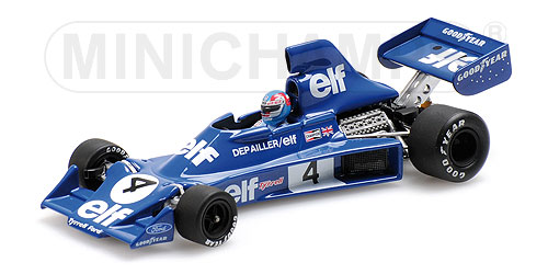 tyrrell ford 007 №4 (patrick depailler) 400750004 Модель 1:43