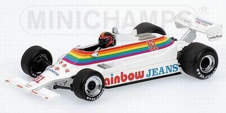 Модель 1:43 Williams Ford FW07 №51 Ram Racing «Rainbow Jeans» Canadian GP (K.Cogan)