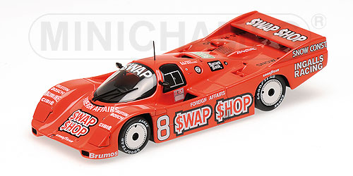 Porsche 962 IMSA «$wap $hop» 12h Sebring (Bob Wollek - Anthony Joseph Foyt) 400856508 Модель 1:43