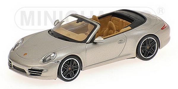 porsche 911 carrera s cabrio (991) - silver 410060231 Модель 1:43