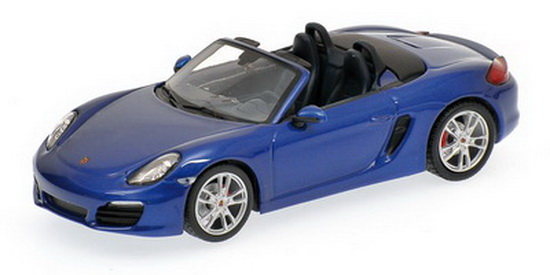 Модель 1:43 Porsche Boxster (981) - blue met