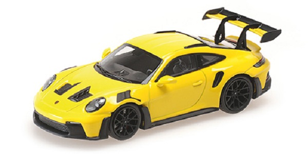Модель 1:43 Porsche 911 (992) GT3RS - 2023 - Yellow W/ Black Wheels - L.E. 500 Pcs.