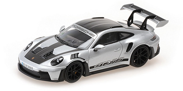 Porsche 911 (992) GT3RS - 2022 - Silver W/ Wp Black Wheels - L.E. 510 Pcs. 410062106 Модель 1:43