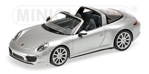 porsche 911 targa - 2013 - silver 410062442 Модель 1:43