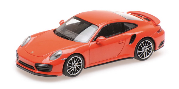 porsche 911 (991.2) turbo - orange 410067171 Модель 1:43