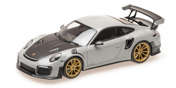 Модель 1:43 Porsche 911 (991.2) GT2RS - grey/black (L.E.300pcs)
