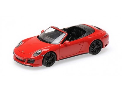 Модель 1:43 Porsche 911 (991.2) Carrera 4GTS Cabrio - red
