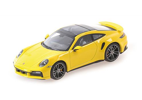 Модель 1:43 Porsche 911 (992) turbo S - yellow (L.E.504pcs)